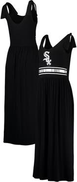 G-III 4HER BY CARL BANKS Women's G-III 4Her by Carl Banks Black Chicago White Sox Game Over Maxi Dress