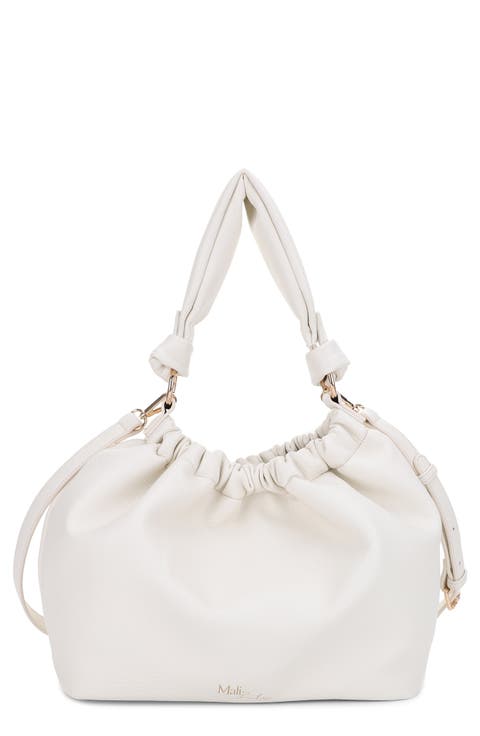 Nala Recycled Vegan Leather Hobo Crossbody Bag