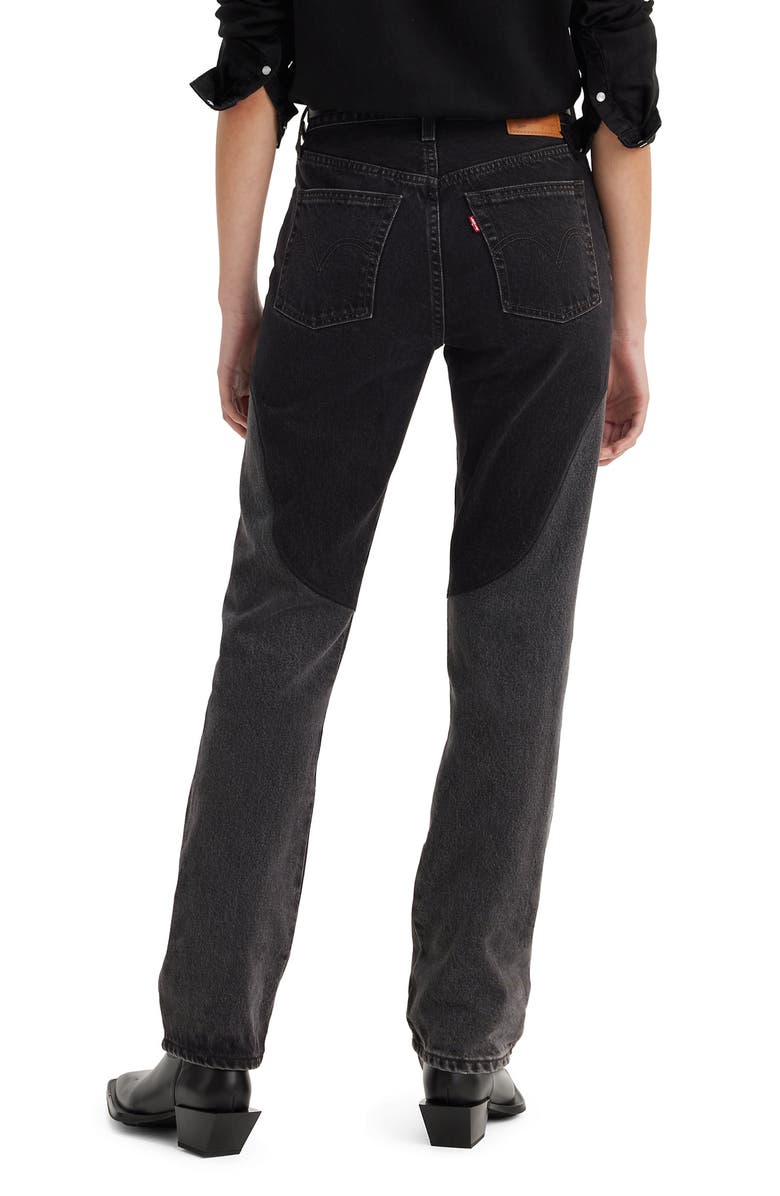 Levi's<sup>®</sup> 501<sup>™</sup> Original Straight Leg Chap Jeans, Alternate, color, 