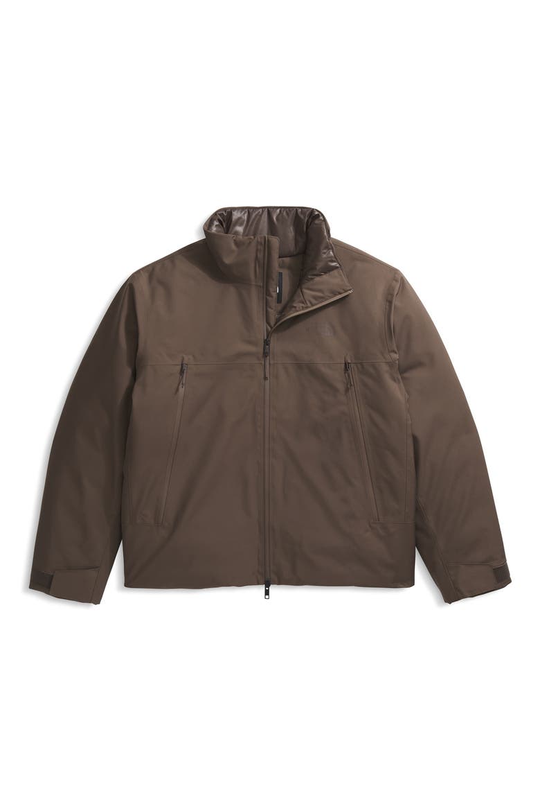 Mountain Range Waterproof Down Jacket, Alternate, color, SMOKEY BROWN