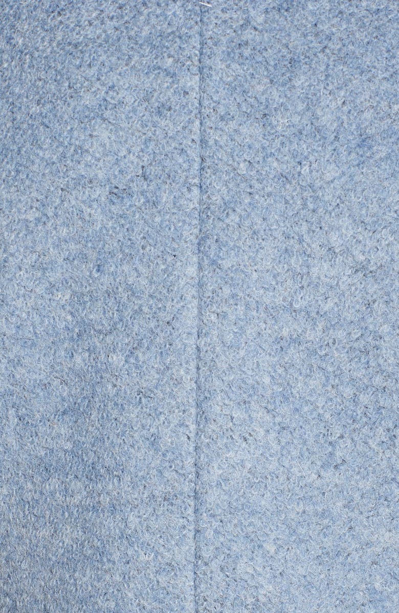 Eliza J Embellished Bouclé Reefer Coat, Alternate, color, 