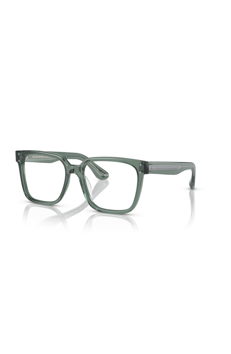 Oliver Peoples 53mm Square optical glasses, Main, color, Green