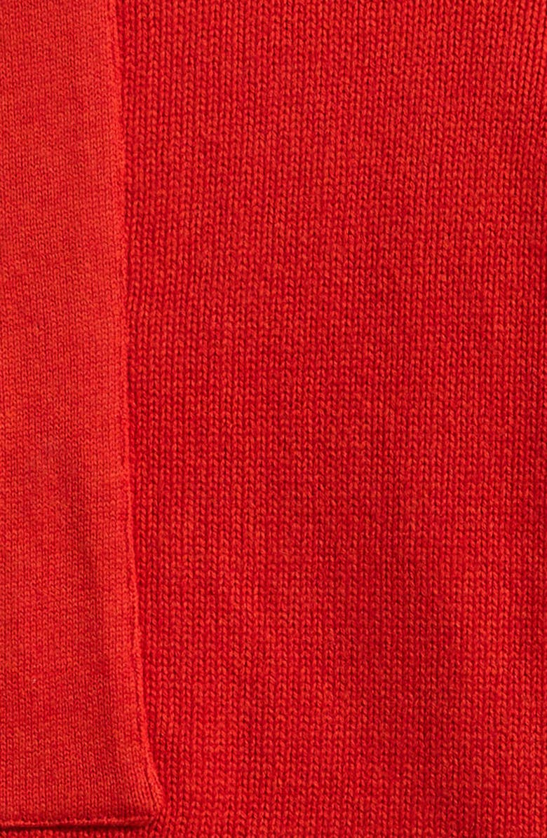 Mini Rodini Kids' Tie Sweater, Alternate, color, Red