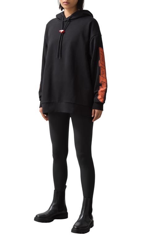 Reiss Zak Mclaren F1 Team Oversize Hoodie In Black