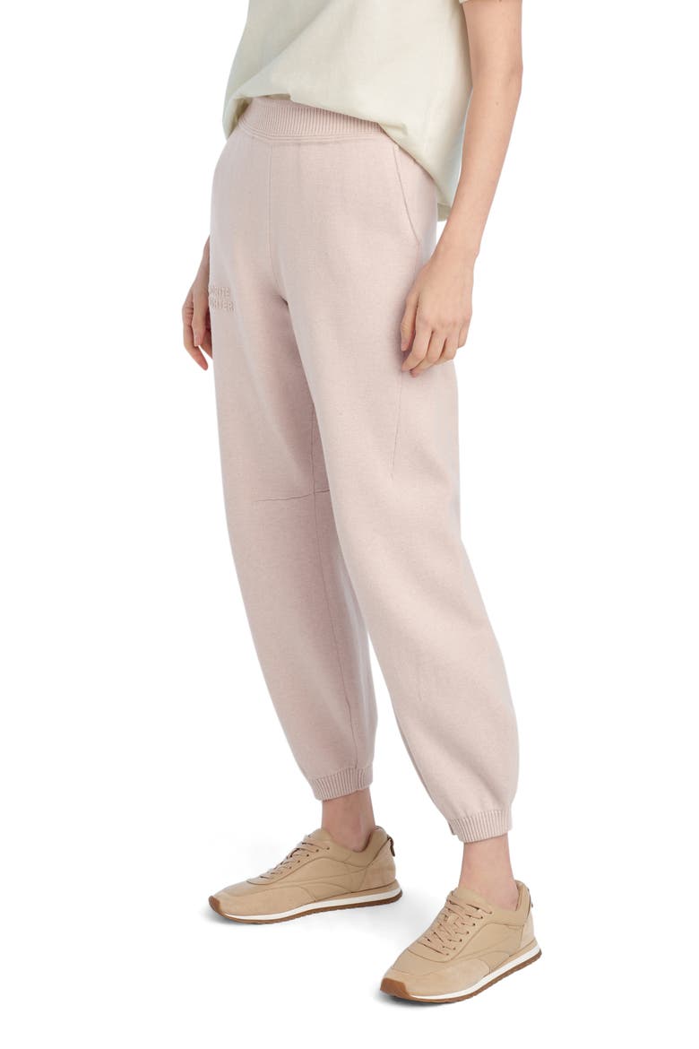 The Fatigue Sisters Barrel Leg Cotton & Cashmere Joggers, Alternate, color, BLUSH PINK
