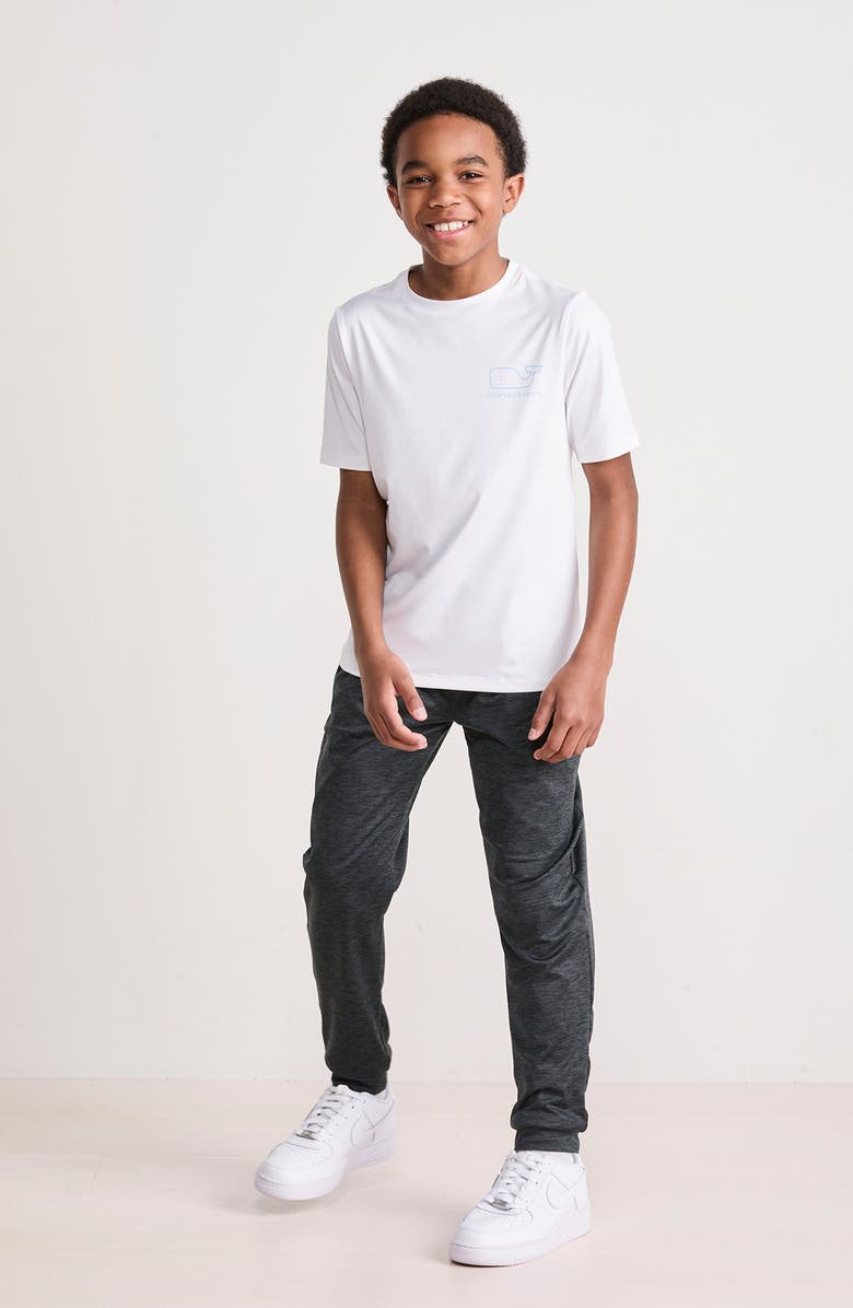 vineyard vines Kids' Performance Joggers, Alternate, color, Black Heather