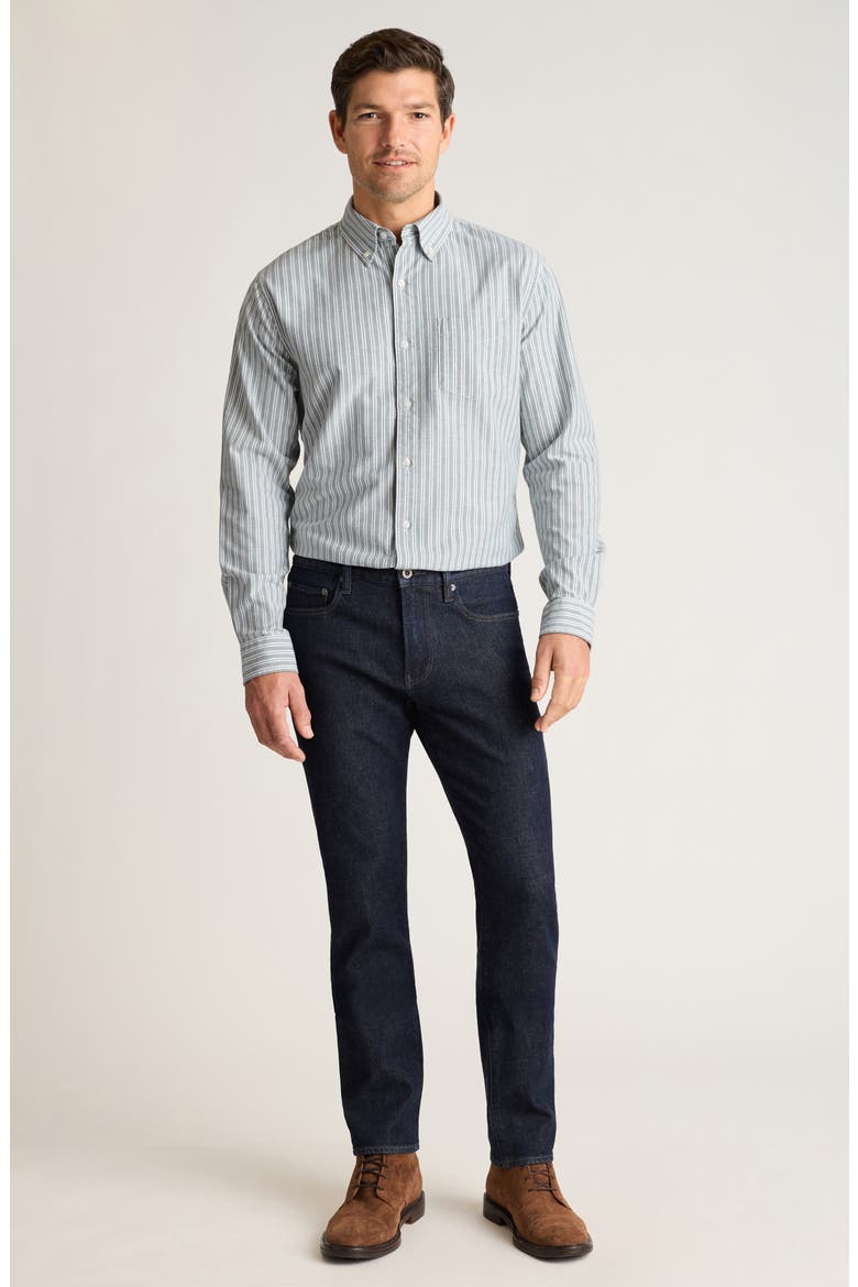 Everyday Slim Fit Stripe Cotton Button-Down Oxford Shirt, Alternate, color, DEXTER OXFORD STRIPE