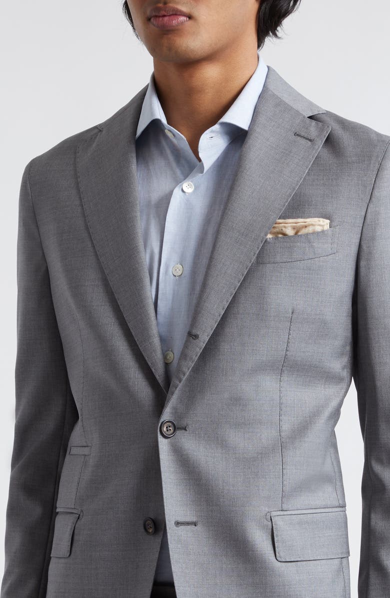 Single Breasted Wool Suit