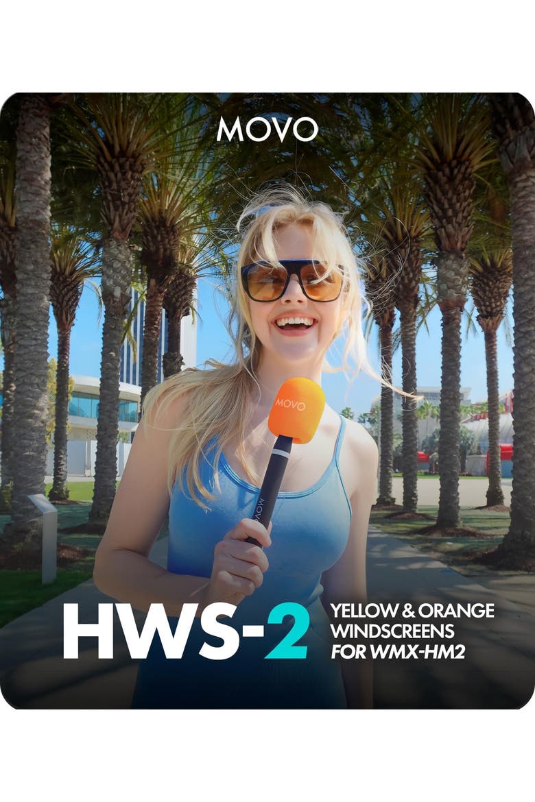 HWS-2 Colored Windscreens WMX-HM2 & Rode Interview GO, Alternate, color, Black