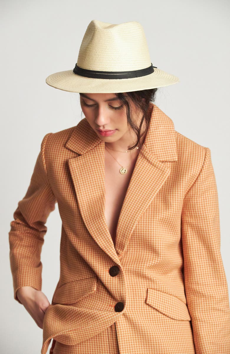 Brixton 'Pacific' Straw Fedora, Alternate, color,