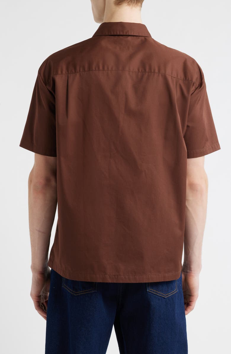 Brixton Builders Olson Button-Up Shirt, Alternate, color, Chocolate