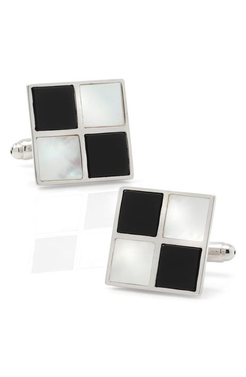 Checkerboard Cuff Links
