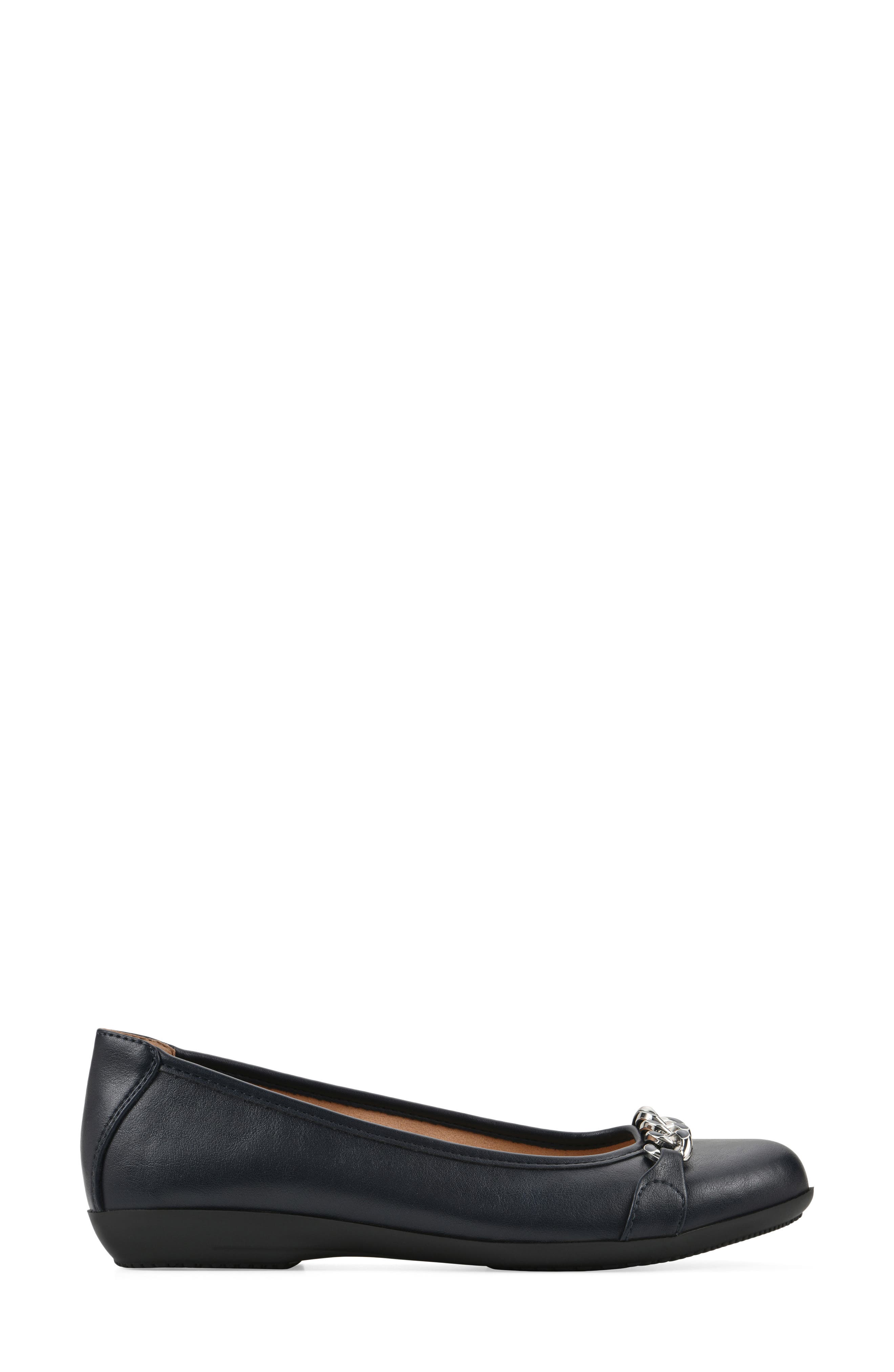 Carlise Ballet Flat, Alternate, color, NAVY/ SMOOTH