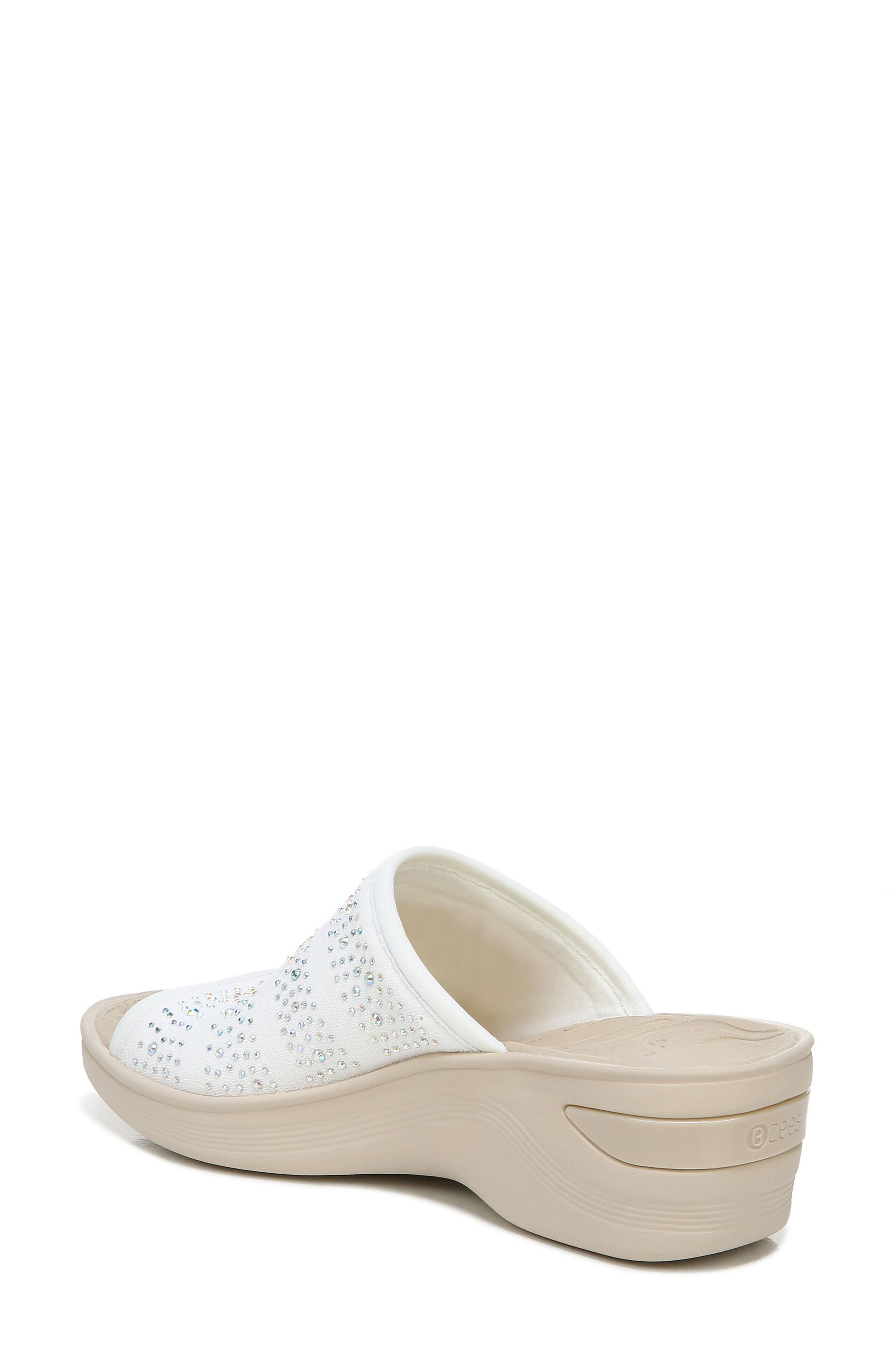 Deluxe Bright Sandal, Alternate, color, WHITE