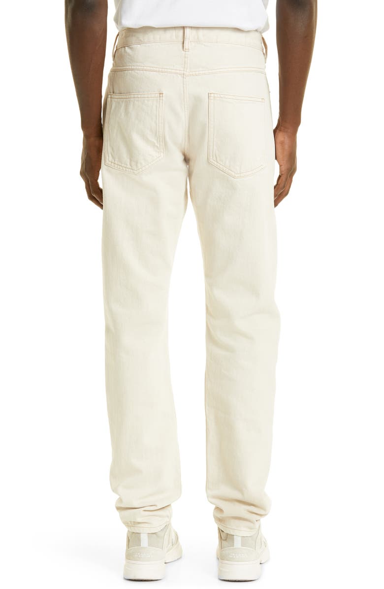 Isabel Marant Jack Nonstretch Denim Straight Leg Jeans, Alternate, color, 