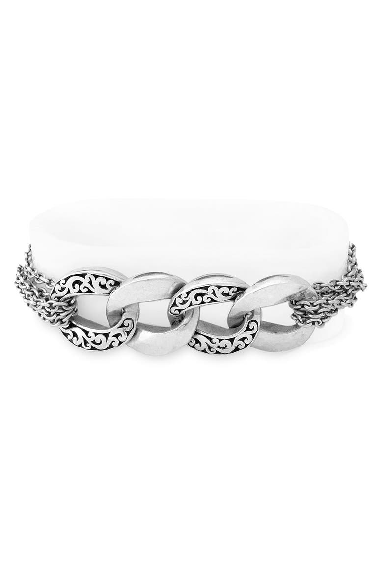 Lois Hill Silver Bracelet, Main, color,