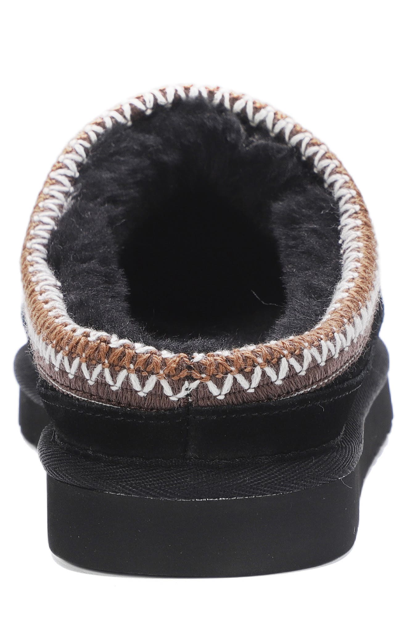 Mykos Jaden Faux Shearling Lined Slipper, Alternate, color, Black