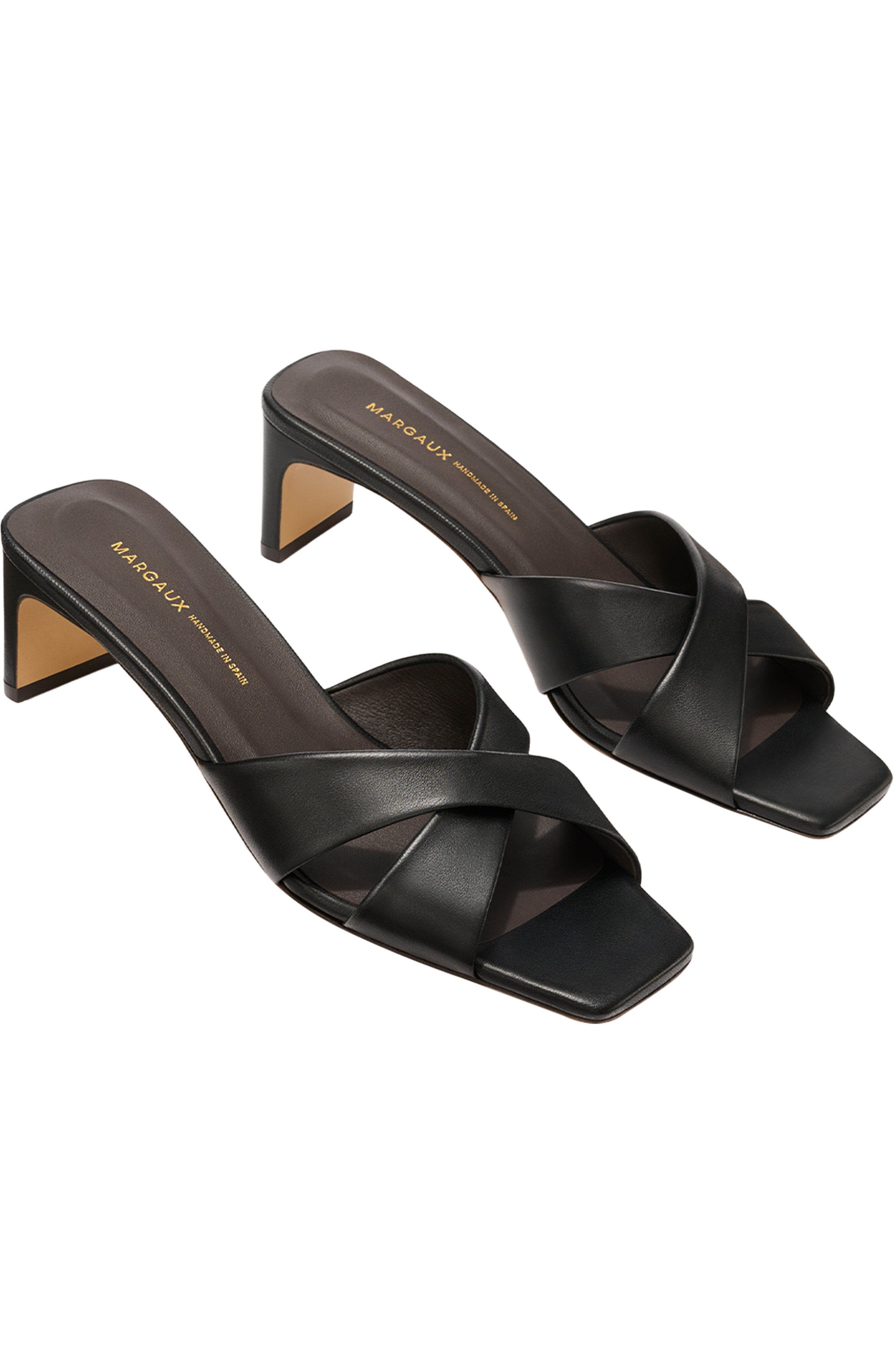 MARGAUX The Selene 50 Sandal, Alternate, color, Black Nappa