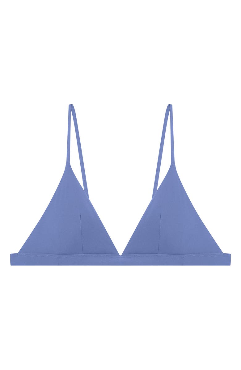 Polo Ralph Lauren Triangle Bikini Top, Alternate, color, Blue Mist