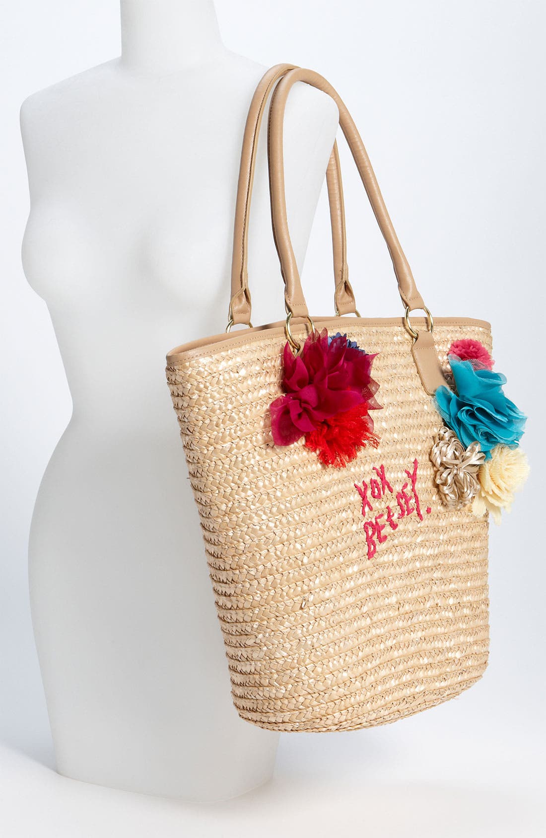 Straw Tote, Alternate, color, NATURAL