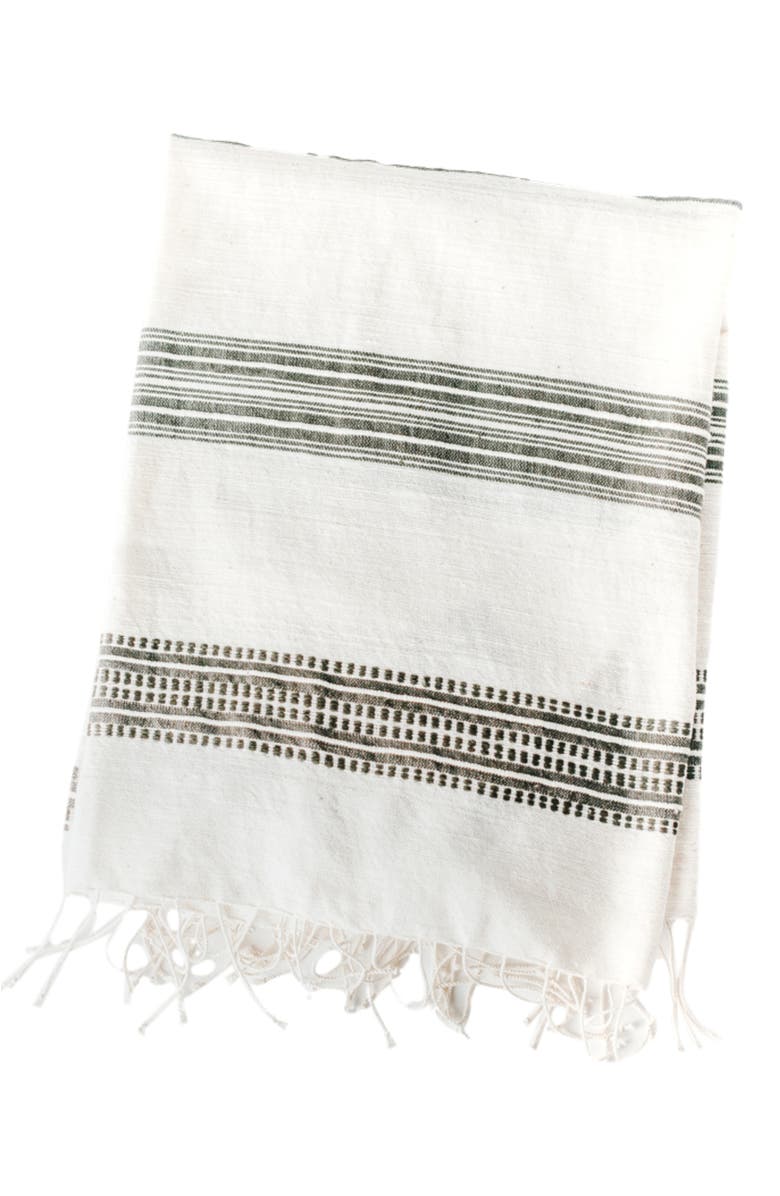 Creative Women Aden Throw, Alternate, color, Grey Stripe