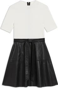 Ted Baker London Olivia Mixed Media Minidress