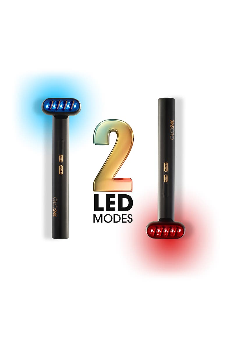 GLO24K UNLEASH THE POWER OF GOLD 6-IN-1 Beauty Therapy Wand for the Face, Eyes & Neck, Alternate, color, Na