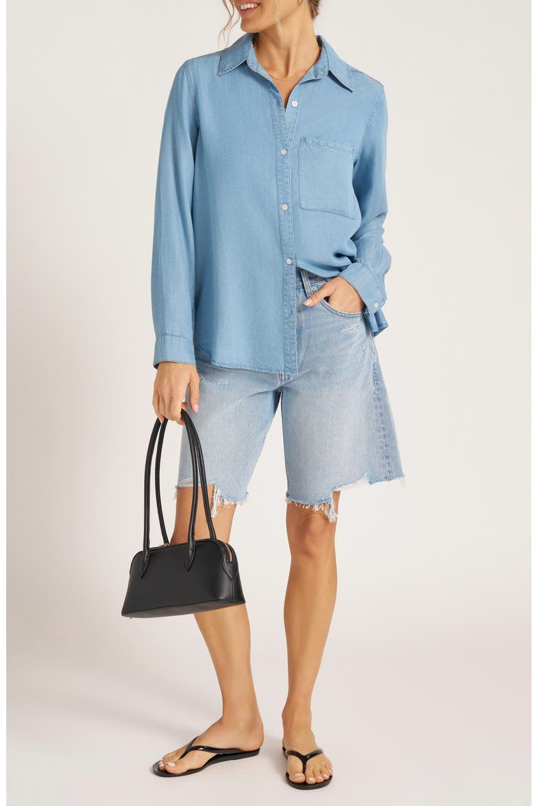 Blake Chambray Button-Up Shirt, Alternate, color, CHAMBRAY