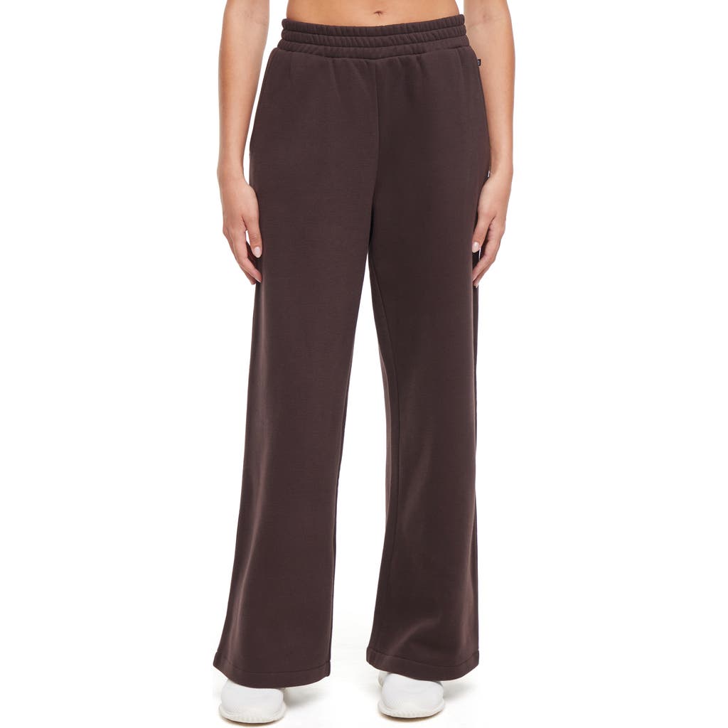 Balance Collection Wren Wide Leg Sweatpants In Brown