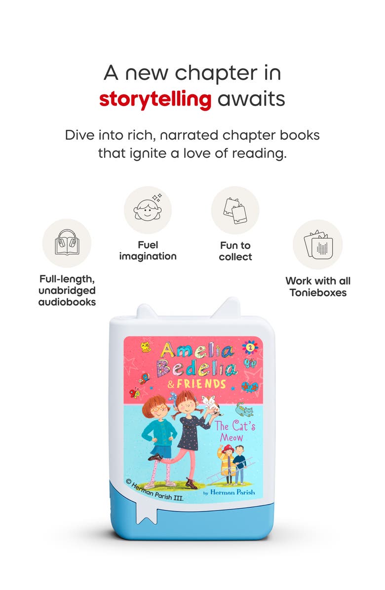 tonies Set of 4 'Amelia Bedelia' Audiobook Bundle, Alternate, color,