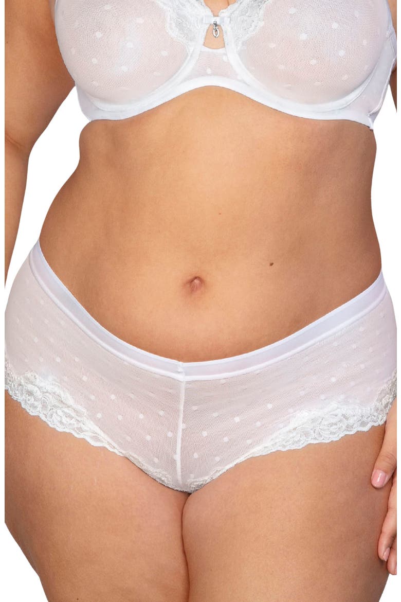 Sheer Whisper Boyshorts, Main, color, PEARL