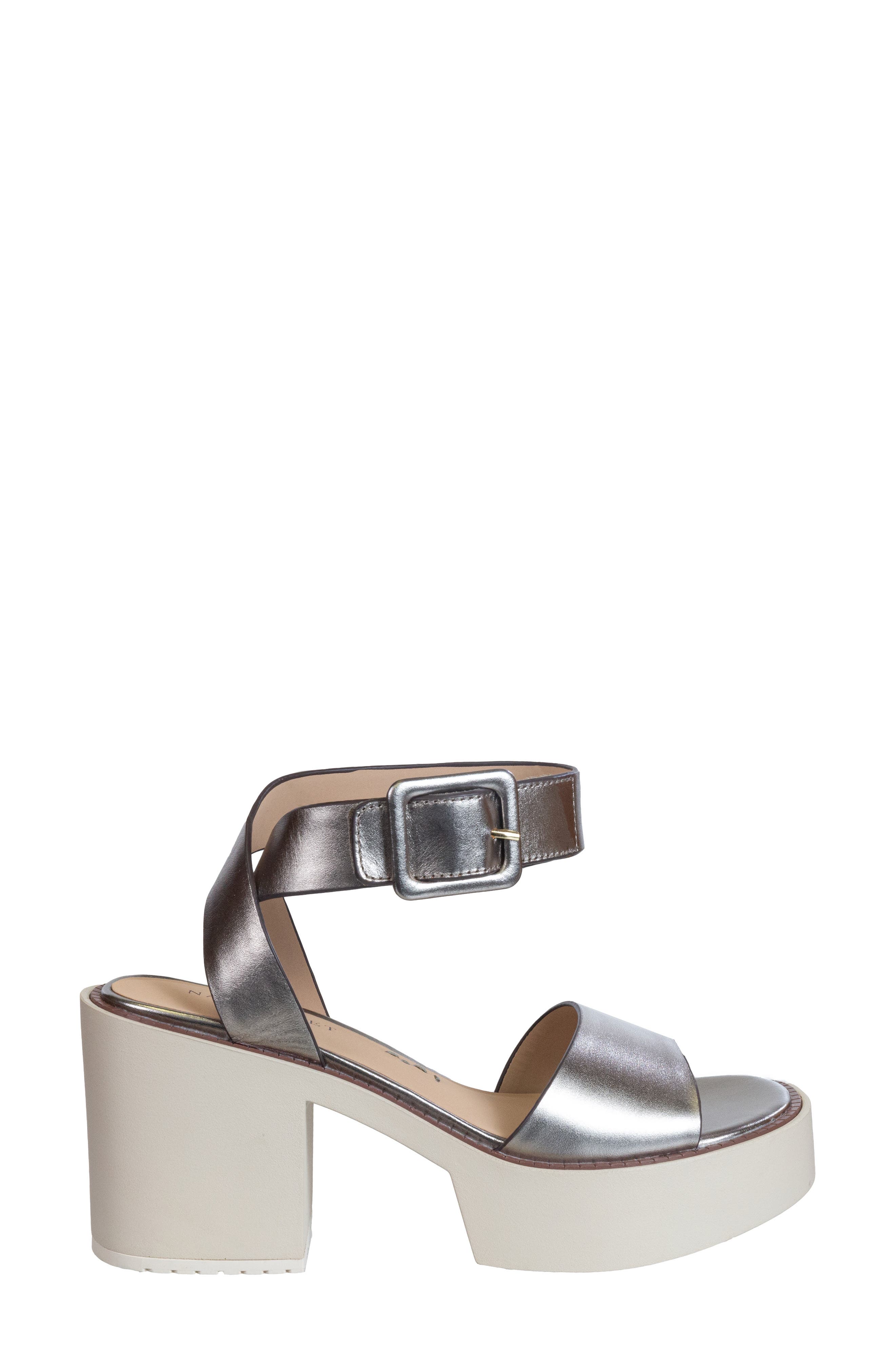 Naked Feet Iconoclast Ankle Strap Platform Sandal, Alternate, color, 