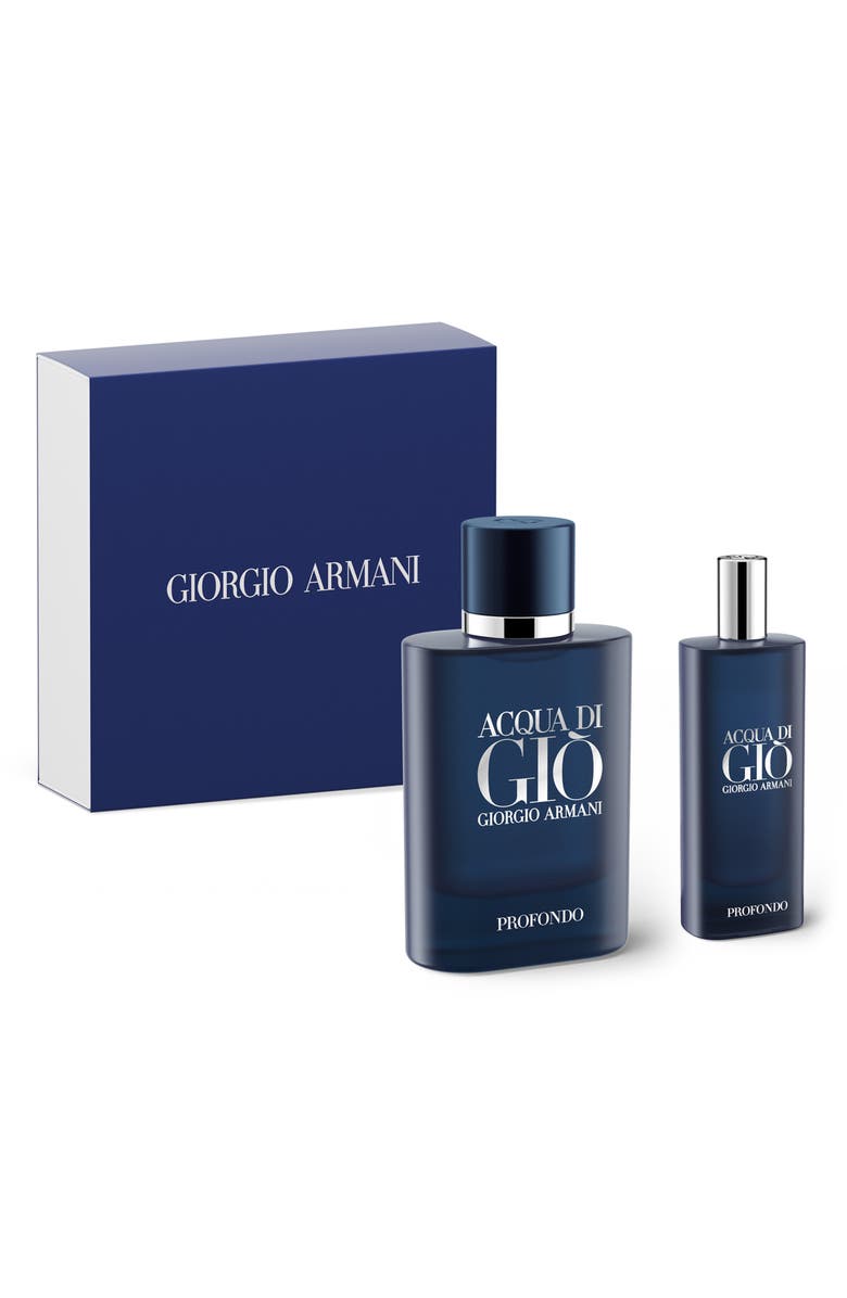 ARMANI beauty Acqua di Gio Profondo 2-Piece Gift Set (Limited Edition) USD $158 Value, Main, color,