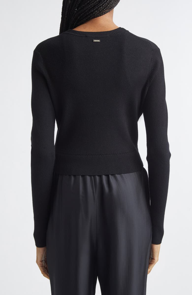 Toccin Zoe Crop Cardigan, Alternate, color, Jet