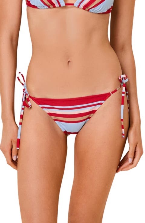 The Iris Side Tie Bikini Briefs
