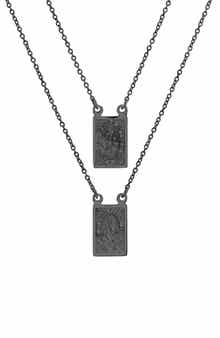 Sacred Heart & Our Lady of Mount Carmel Medallion Necklace