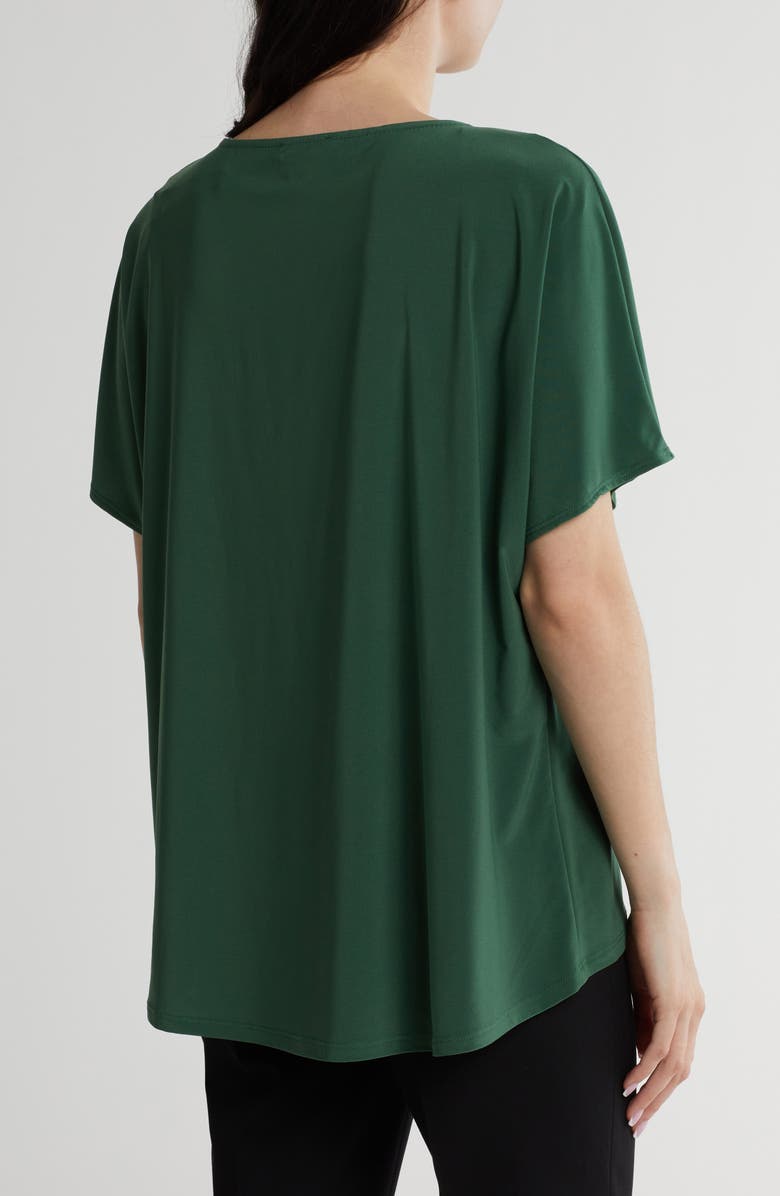 Vince Camuto Dolman Sleeve High/Low Top, Alternate, color, Rich Forest