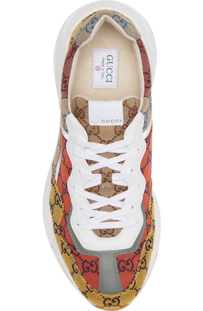 Gucci Rhyton Multicolor GG Sneaker, Alternate, color,