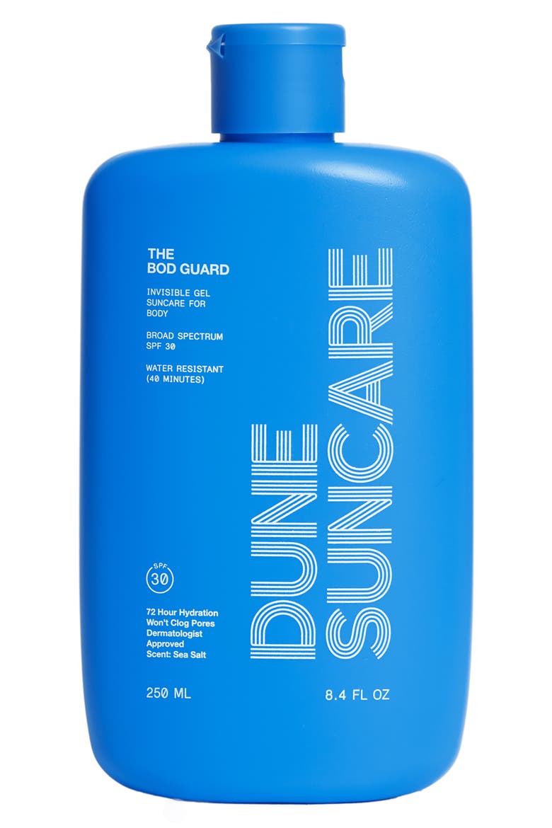 The Bod Guard Invisible Gel Sunscreen SPF 30, Main, color, NO COLOR