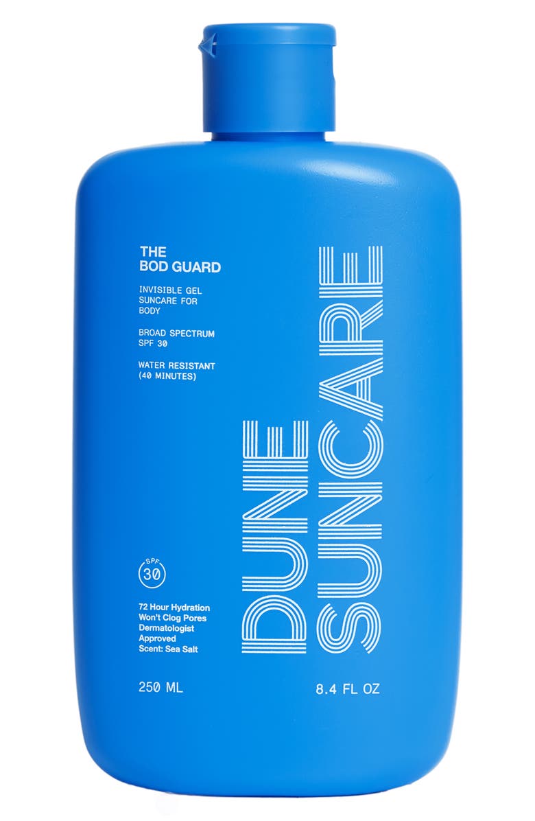 DUNE Suncare The Bod Guard Invisible Gel Sunscreen SPF 30, Main, color,
