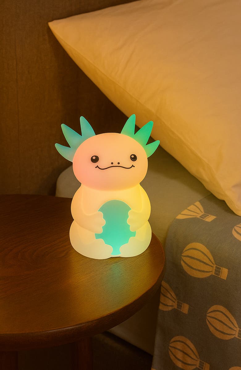 Innovibe Axolotl Squishy Light, Alternate, color, White Mint