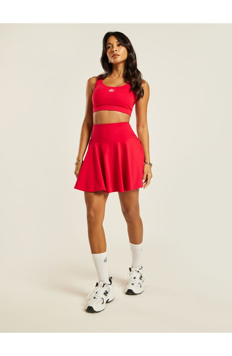 Be Athletica Be 180 Skort, Alternate, color, Cherry