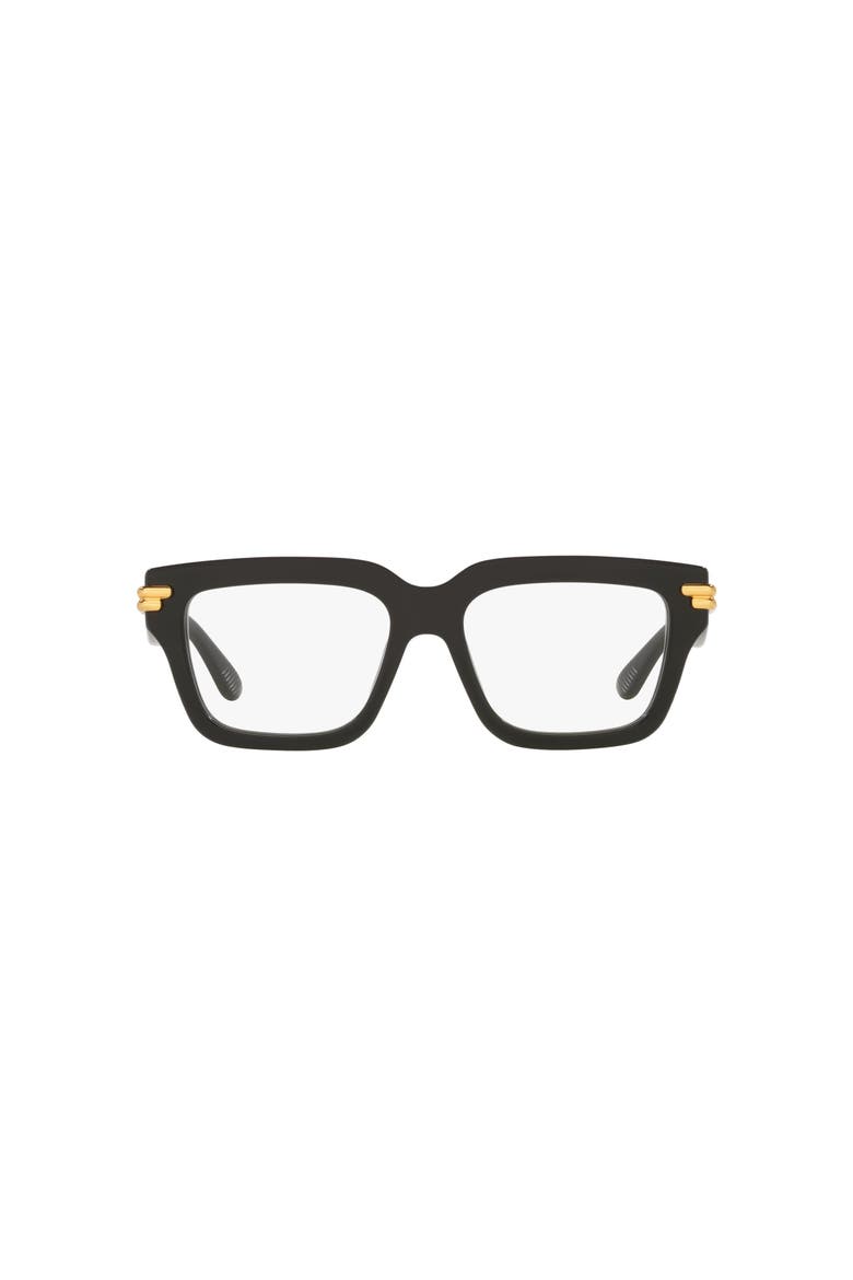 53mm Rectangle optical glasses, Alternate, color, Black