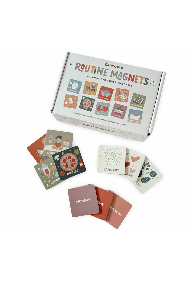 Soft Foam Routine Magnets Set, Alternate, color, Multicolor