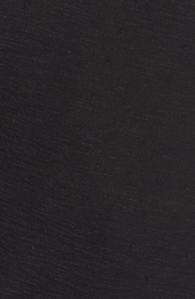 Caslon<sup>®</sup> Textured Roll Sleeve Tee, Alternate, color, 