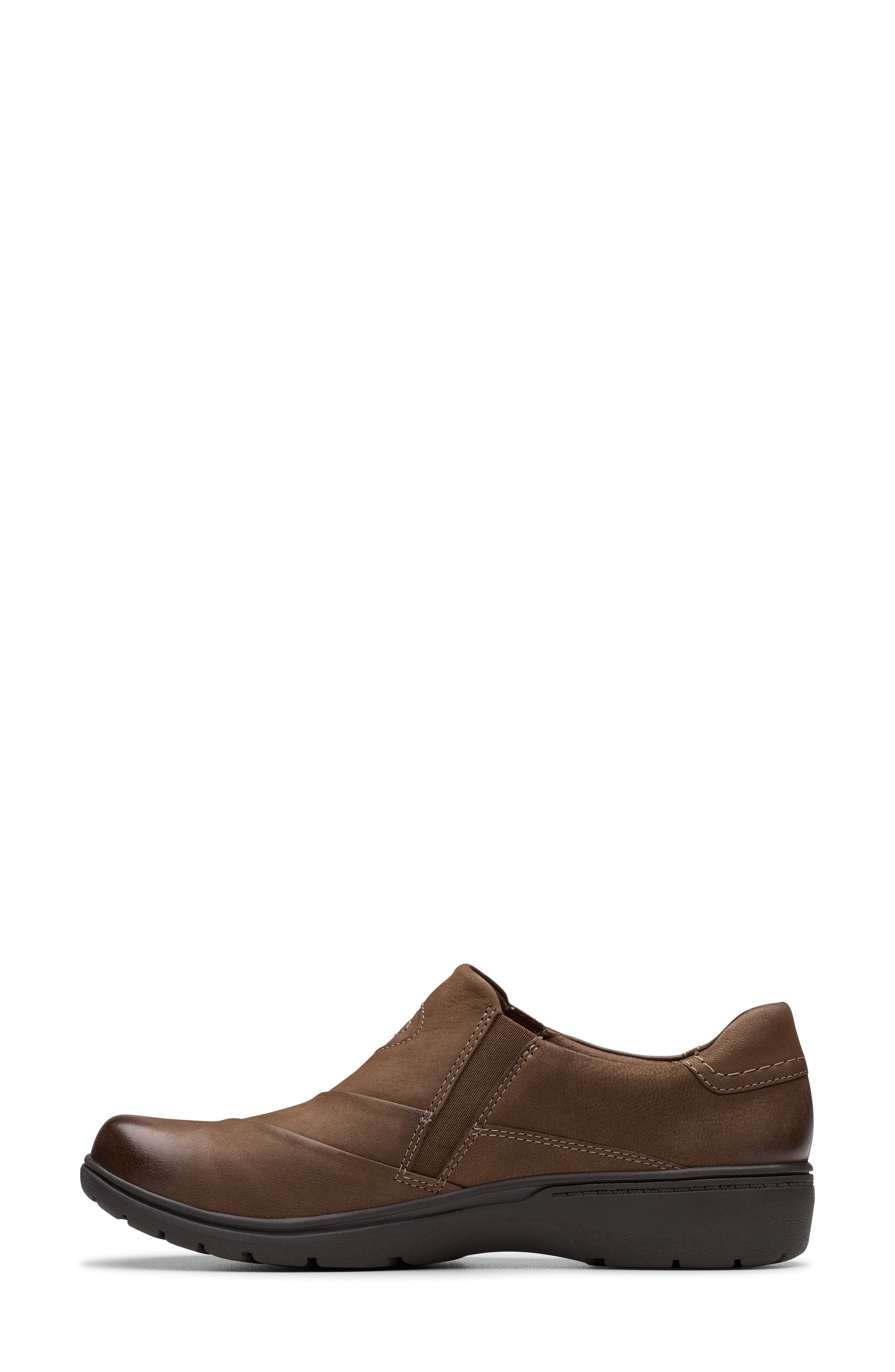 Clarks<sup>®</sup> Carleigh Abby Slip-On Shoe, Alternate, color, Mushroom Nubuck