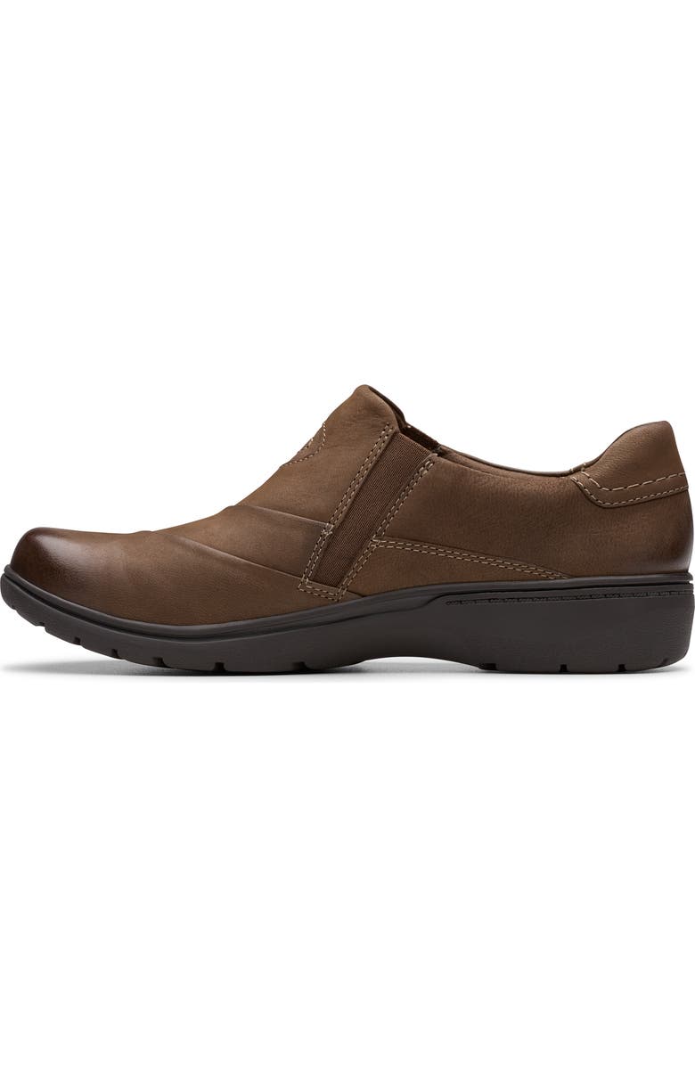 Clarks<sup>®</sup> Carleigh Abby Slip-On Shoe, Alternate, color, Mushroom Nubuck