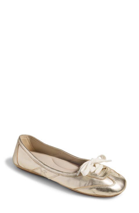 Commuter Leather Sneaker Flat