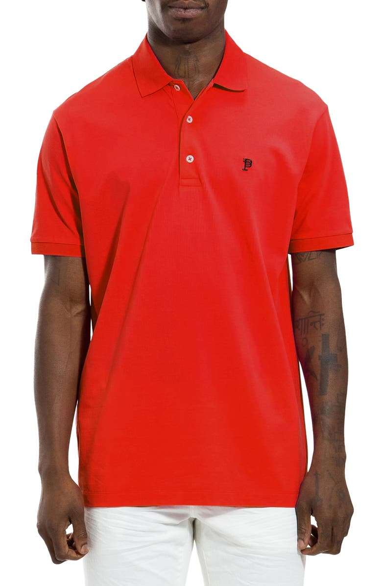 PURPLE BRAND Cotton Knit Piqué Polo, Main, color, 