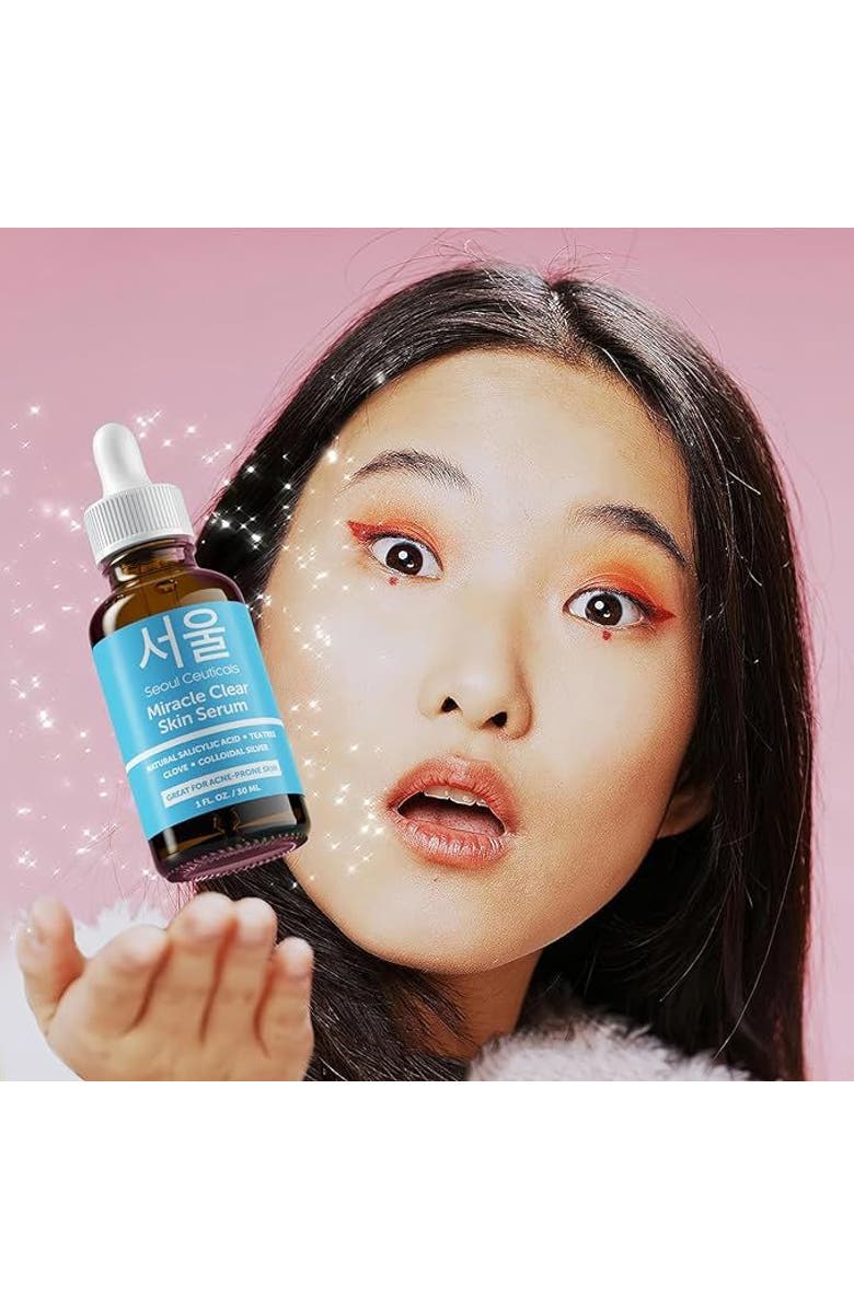 Seoul Ceuticals Miracle Clear Korean Skin Serum, Alternate, color, Clear
